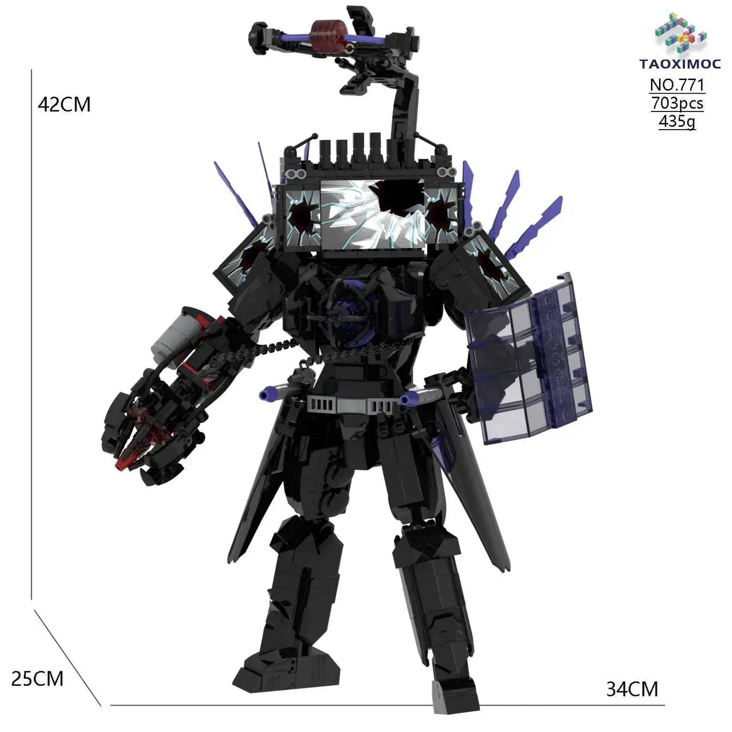 Skibidi Toilet Lego Style Building Blocks Collectible Figure - ToylandEU