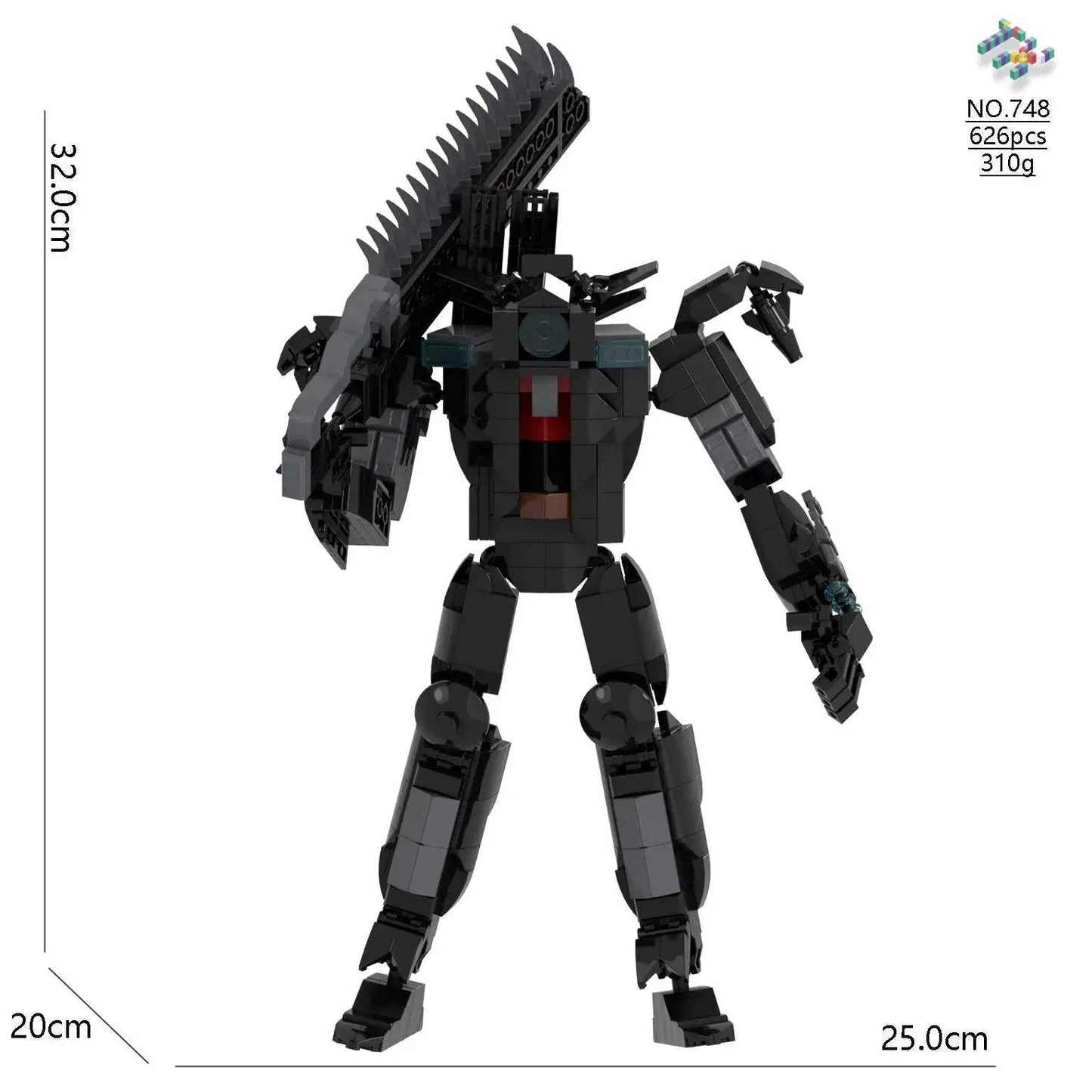 Skibidi Toilet Lego Style Building Blocks Collectible Figure - ToylandEU