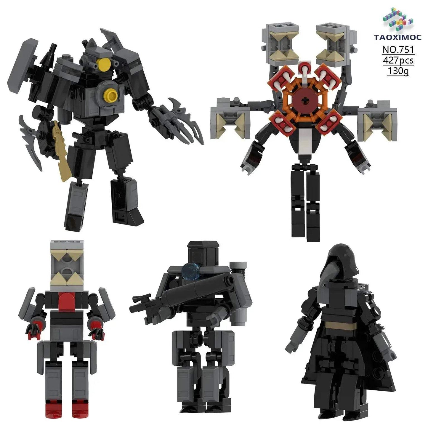 Skibidi Toilet Lego Style Building Blocks Collectible Figure - ToylandEU