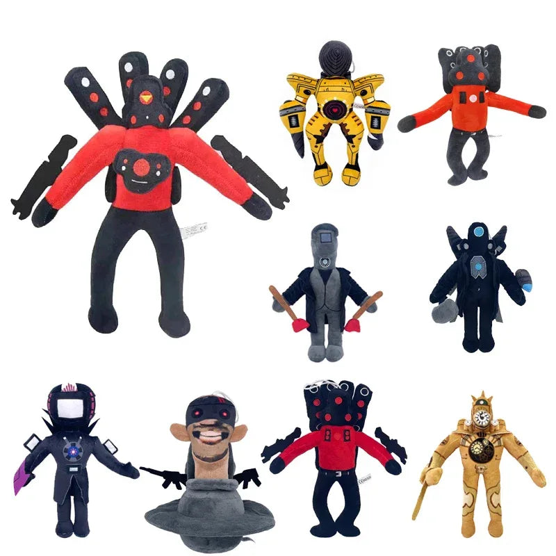 Skibidi Toilet Plush Toy Cameraman Collectible Soft Doll - ToylandEU