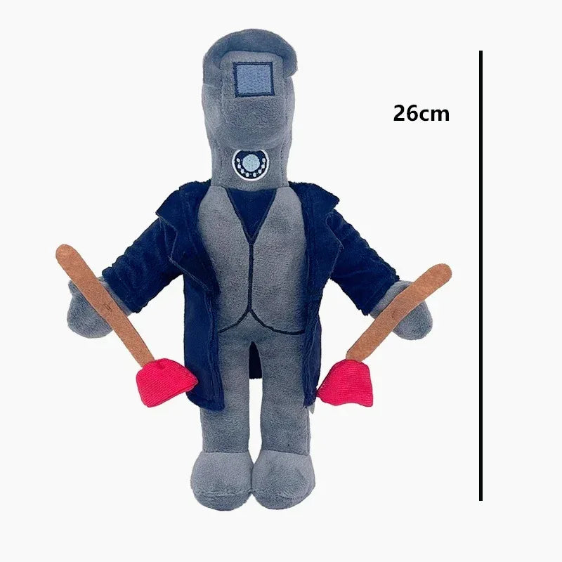 Skibidi Toilet Plush Toy Cameraman Collectible Soft Doll - ToylandEU