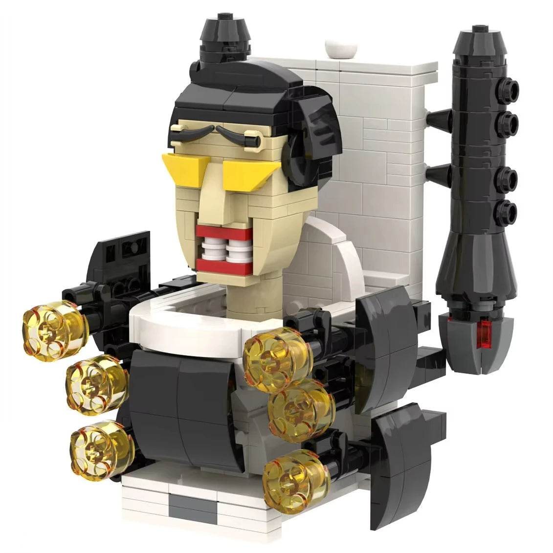 Skibidi Toilet Titan TV Man Speakerman Horror Game Bosses Camera Building Block Cartoon Doll Model Kids Birthday Halloween Gift - ToylandEU