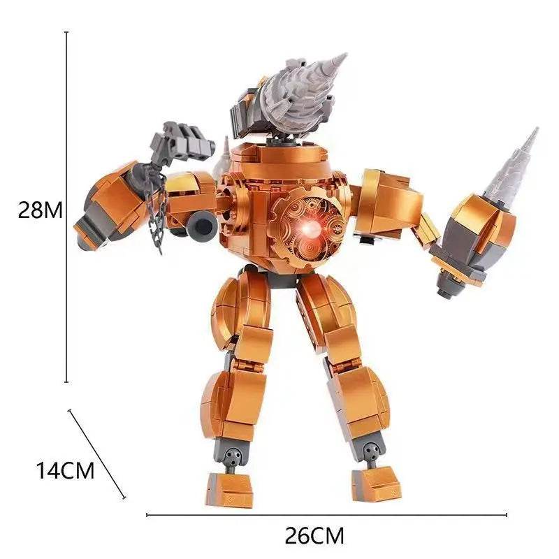 Skibidi Toilet Titan TV Man Speakerman Horror Game Bosses Camera Building Block Cartoon Doll Model Kids Birthday Halloween Gift - ToylandEU