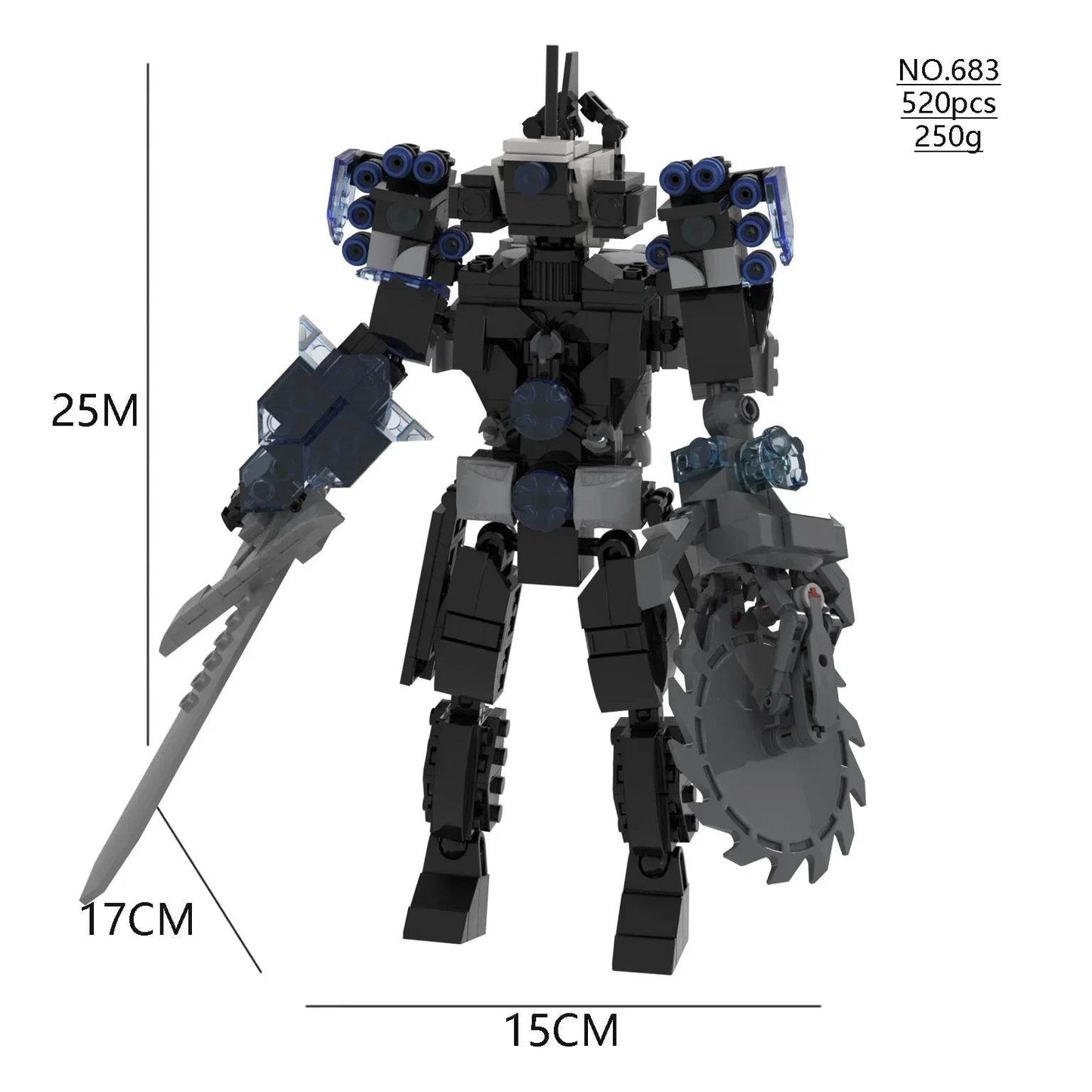 Skibidi Toilet Titan TV Man Speakerman Horror Game Doll Model - ToylandEU