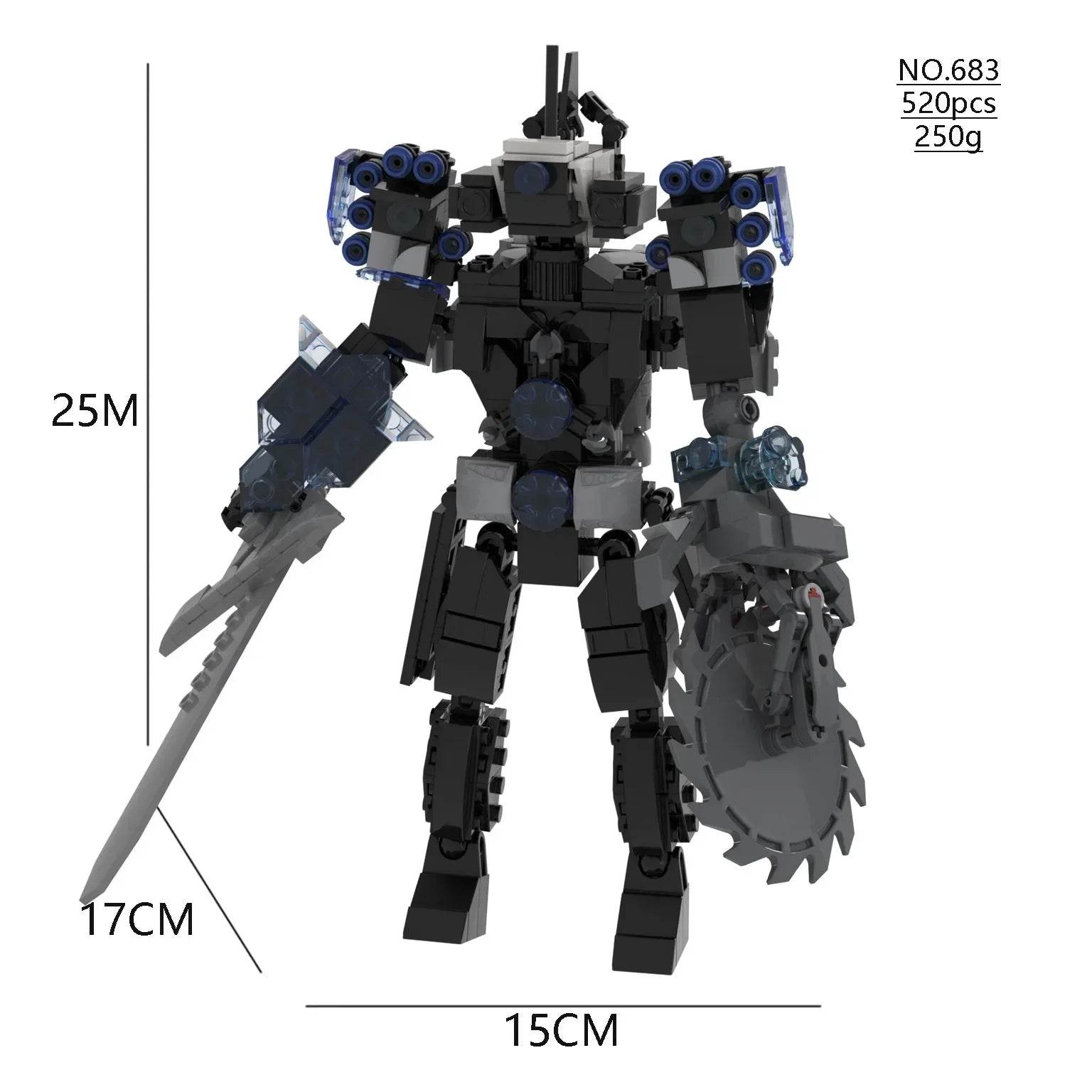 Skibidi Toilet Titan TV Man Speakerman Horror Game Doll Model - ToylandEU