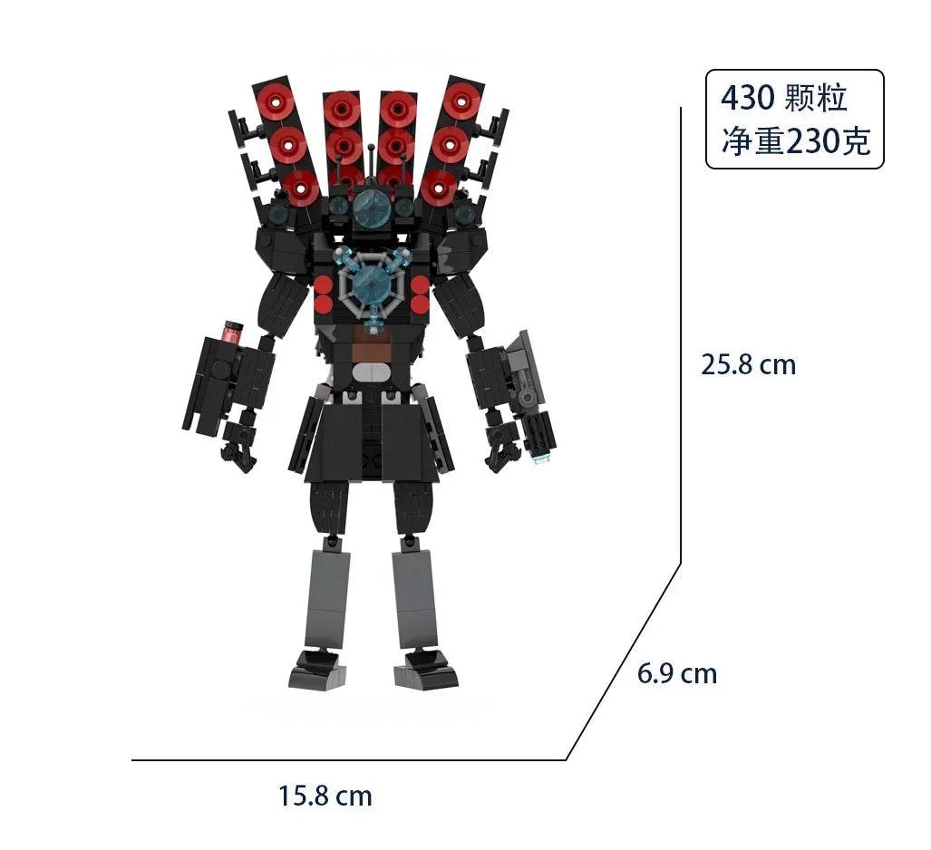 Skibidi Toilet Titan TV Man Speakerman Horror Game Doll Model - ToylandEU