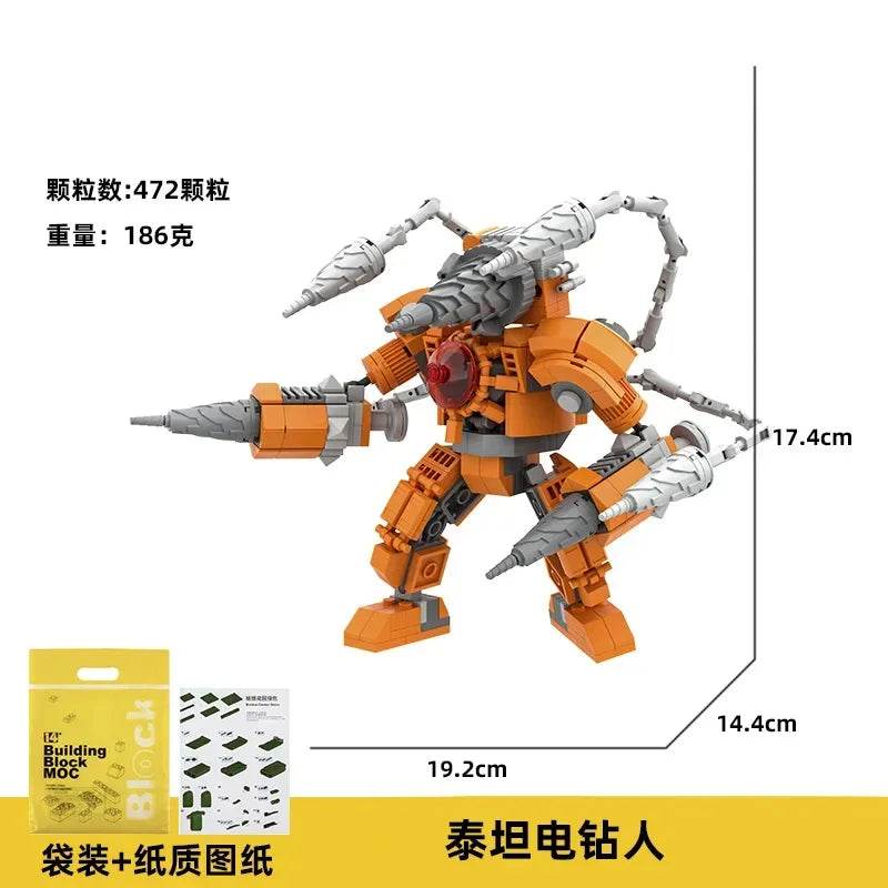 Skibidi Toilet Titan TV Man Speakerman Horror Game Doll Model - ToylandEU