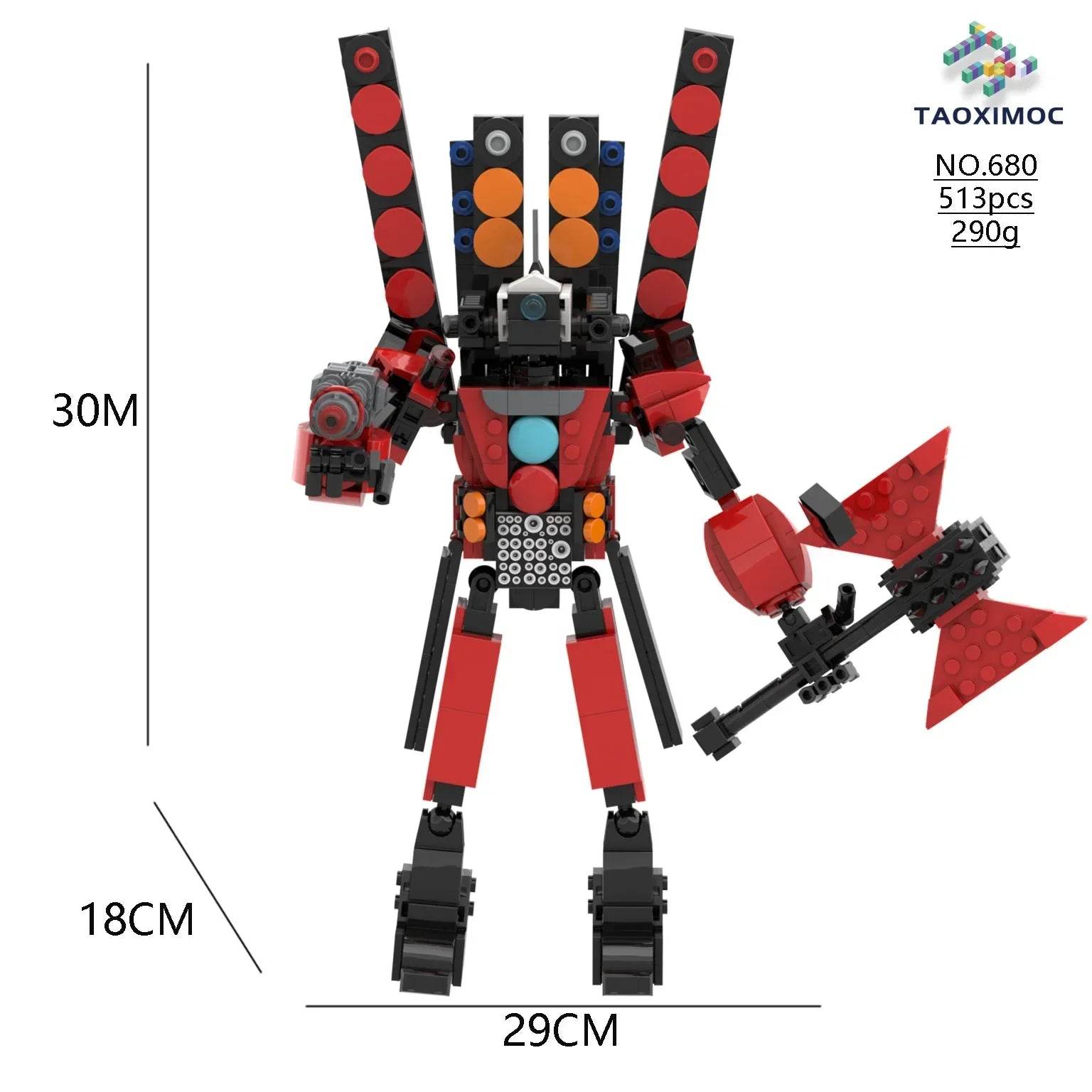 Skibidi Toilet Titan TV Man Speakerman Horror Game Doll Model - ToylandEU