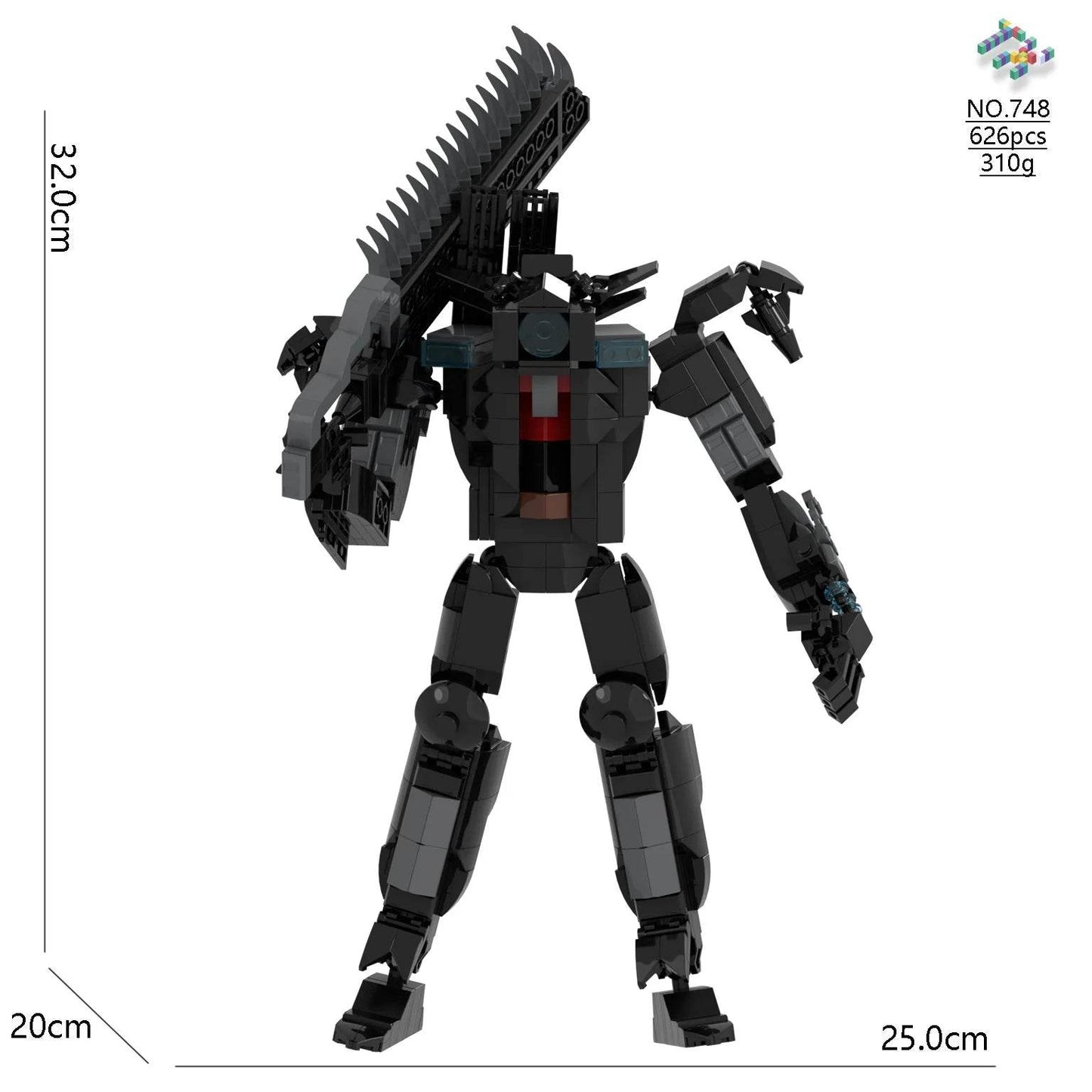 Skibidi Toilet Titan TV Man Speakerman Horror Game Doll Model - ToylandEU