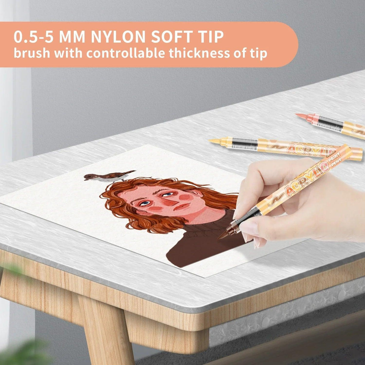 Skin Tone Art Markers | Waterproof Acrylic | Toylandeu™