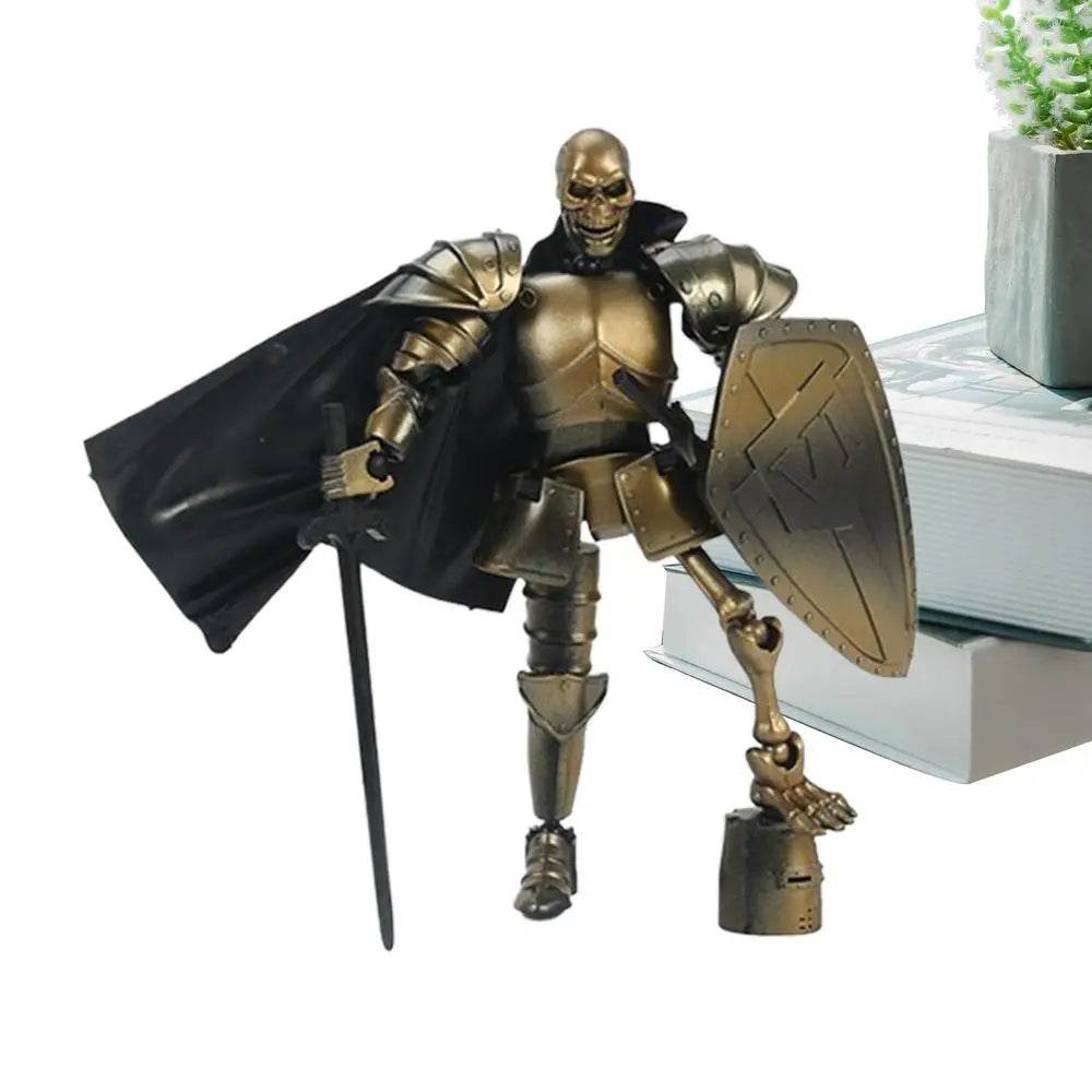 Skull Action Figure Multi-Jointed Cool Design For Desktop - ToylandEU