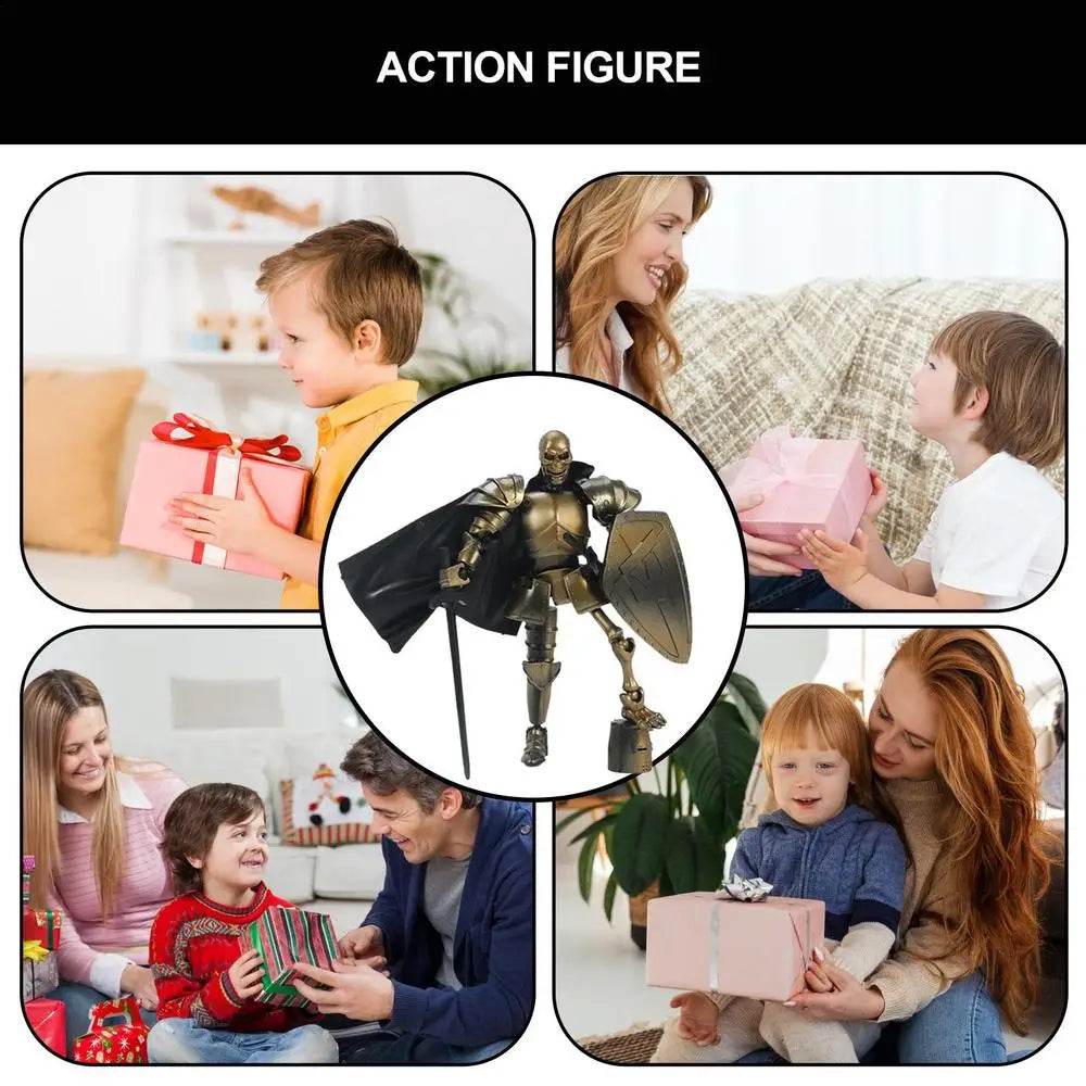 Skull Action Figure Multi-Jointed Cool Design For Desktop - ToylandEU