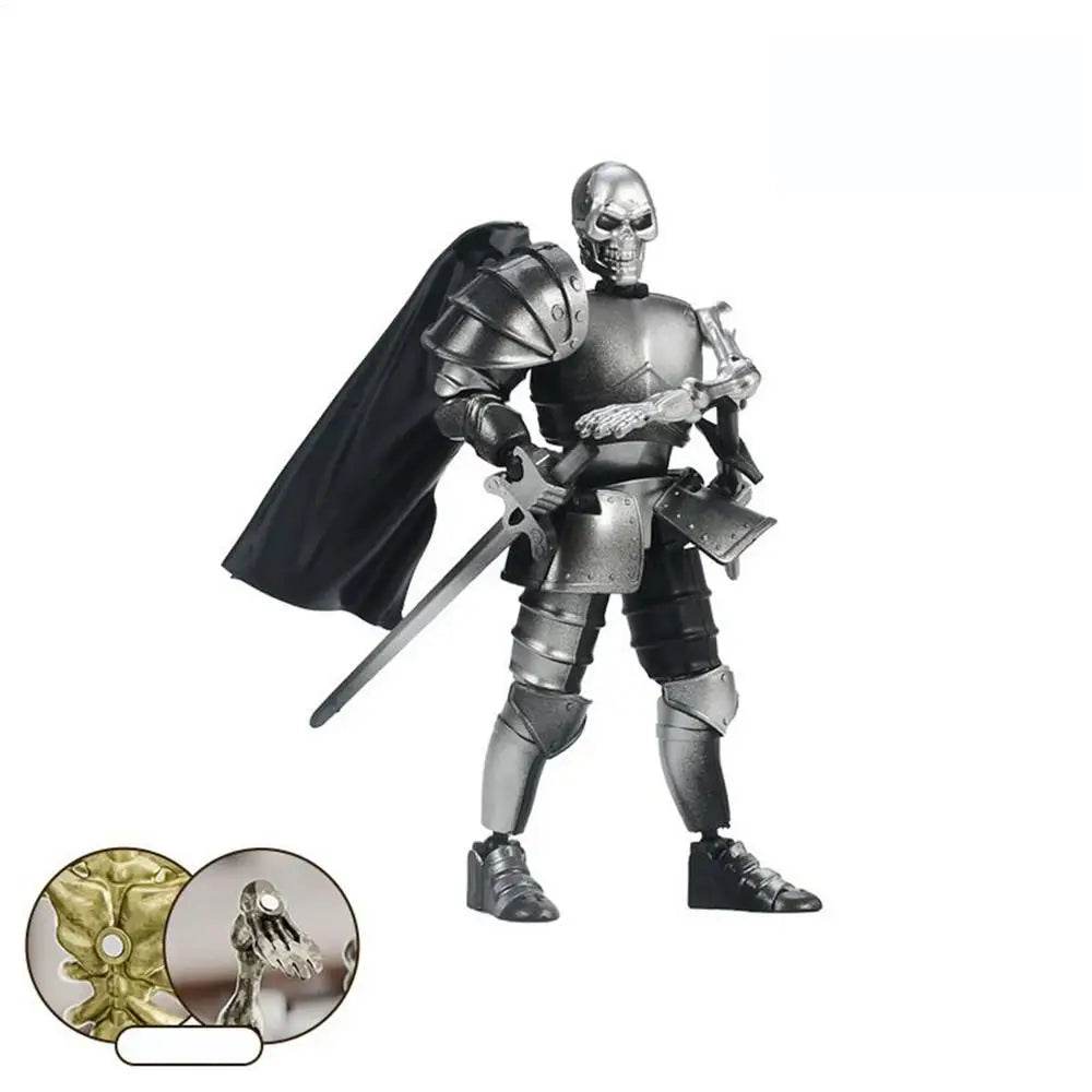 Skull Action Figure Multi-Jointed Cool Design For Desktop - ToylandEU