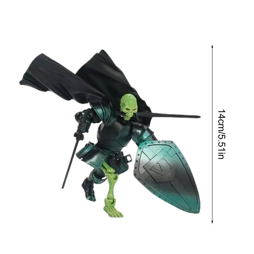 Skull Action Figure Multi-Jointed Cool Design For Desktop - ToylandEU