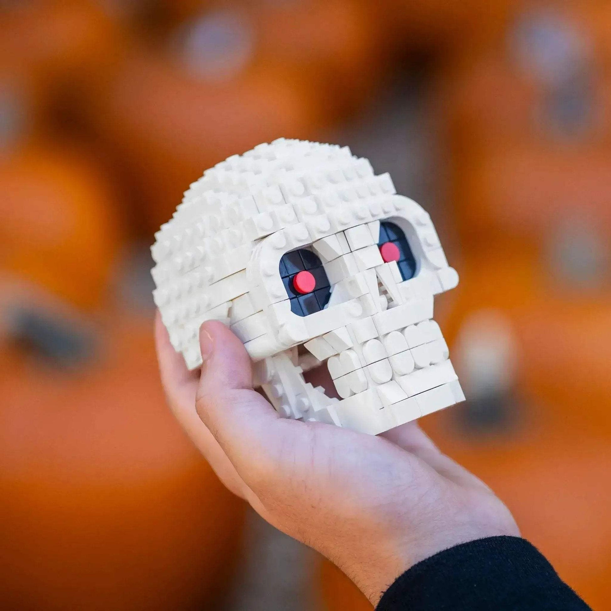 Halloween Skull Prop With Realistic Sculpting Hinged Jaw Spooky Spider - ToylandEU
