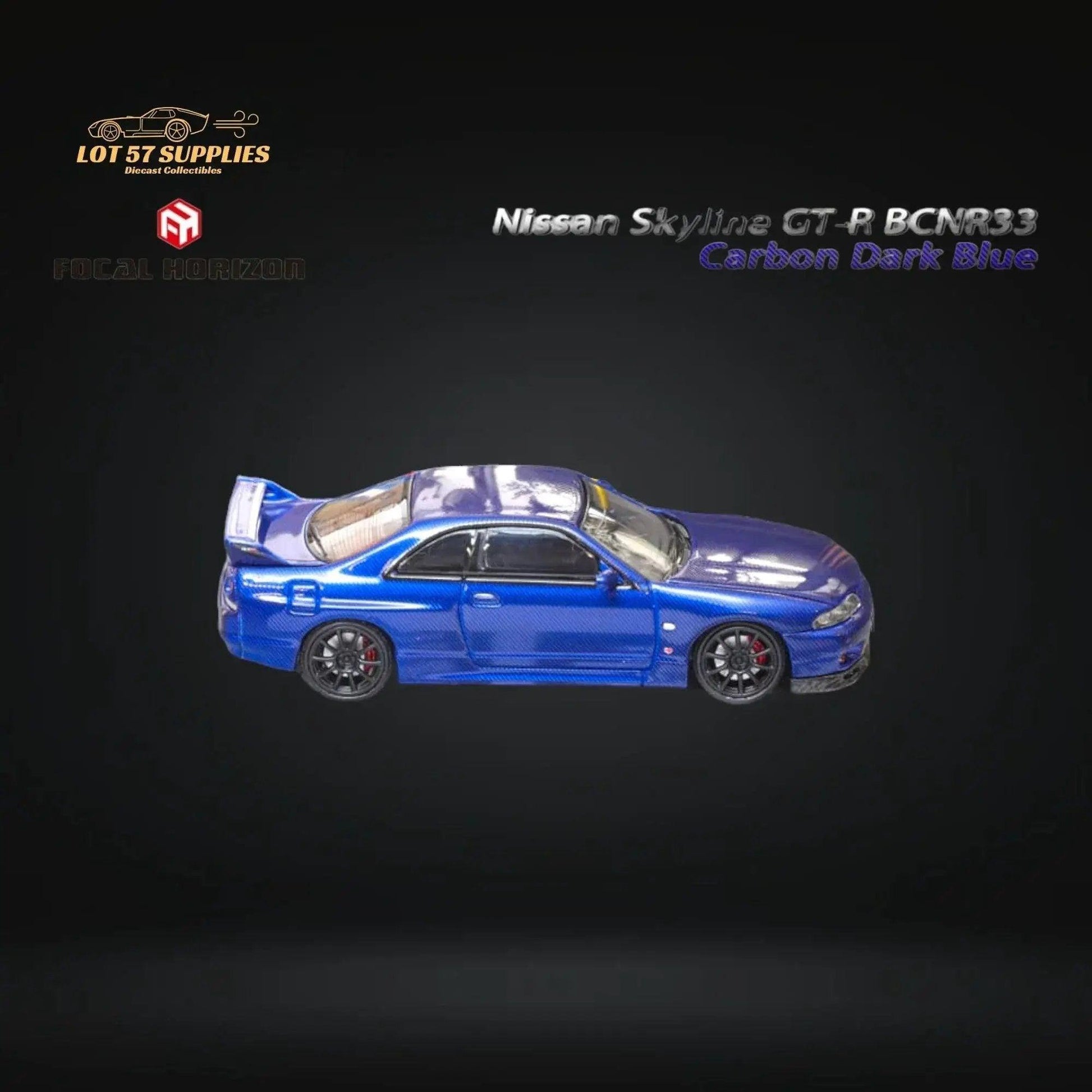 Skyline GTR R33 Diecast Carbon Open Hood 1To64 Scale -  ToylandEU™