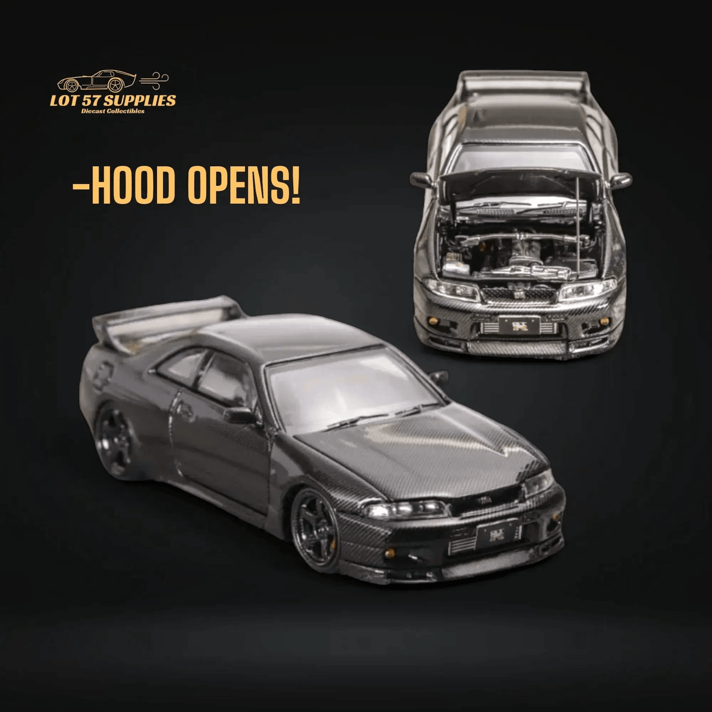  Skyline GTR R33 Diecast Open Hood 1To64 Ltd Edition -  ToylandEU™