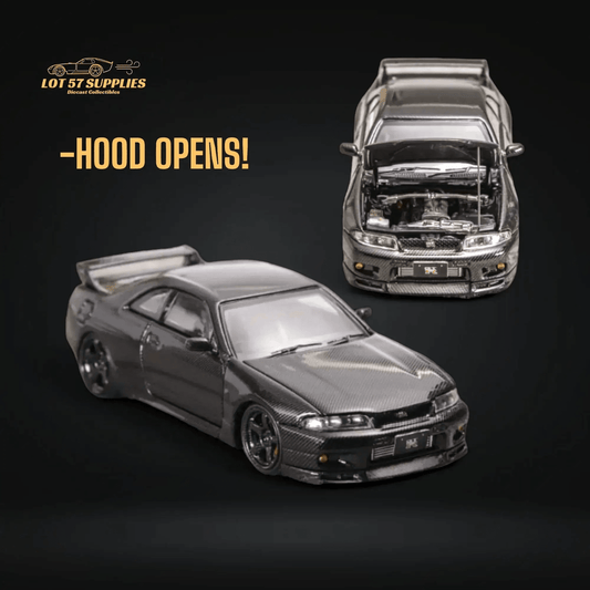  Skyline GTR R33 Diecast Open Hood 1To64 Ltd Edition -  ToylandEU™