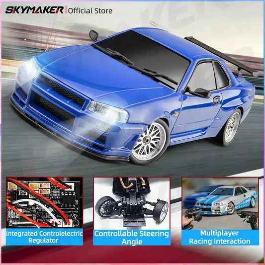  Skymaker RC Drift Car Gyro RWD Stabilized Alloy Body -  ToylandEU™