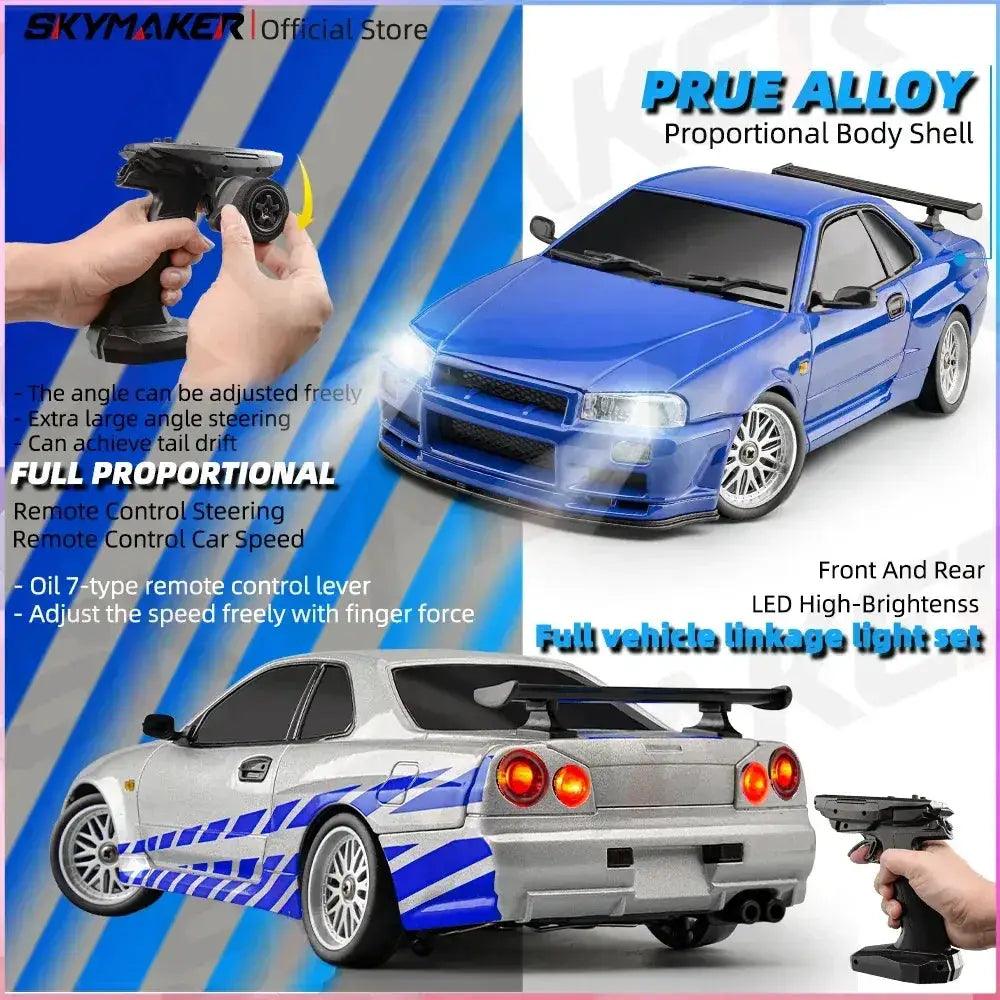  Skymaker RC Drift Car Gyro RWD Stabilized Alloy Body -  ToylandEU™
