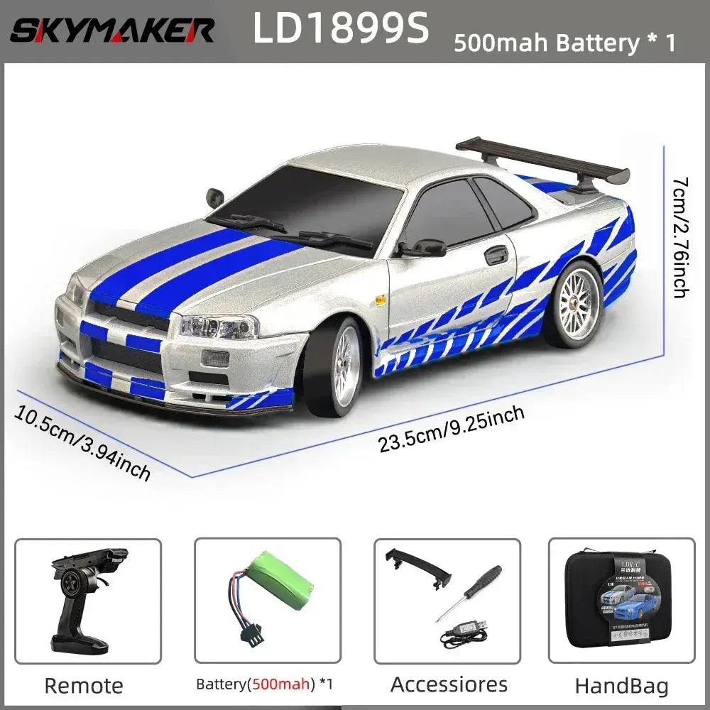  Skymaker RC Drift Car Gyro RWD Stabilized Alloy Body -  ToylandEU™