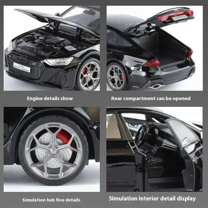  Sleek Audi RS7 Diecast Car 1:24 Sound Light Toyland EU -  ToylandEU™