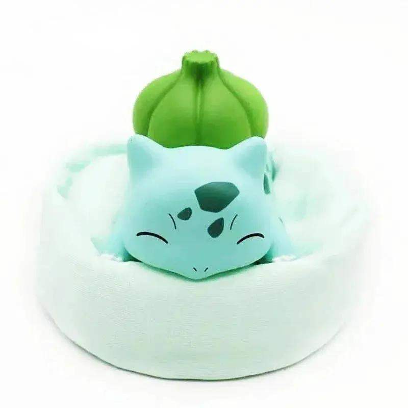 Sleeping Pokémon Figurines Set Featuring Pikachu, Bulbasaur, Charmander - ToylandEU