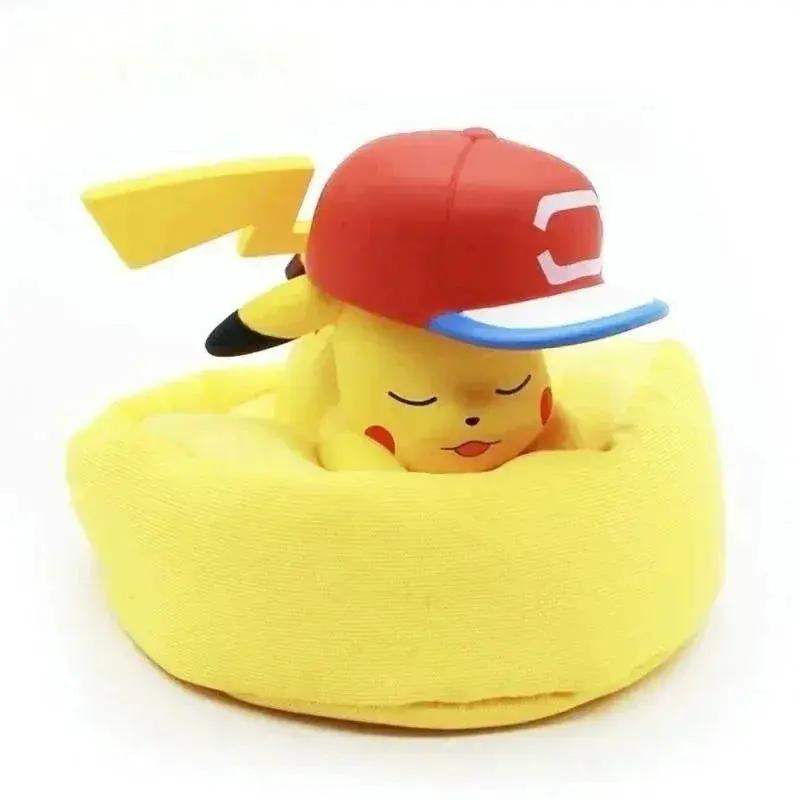 Sleeping Pokémon Figurines Set Featuring Pikachu, Bulbasaur, Charmander - ToylandEU