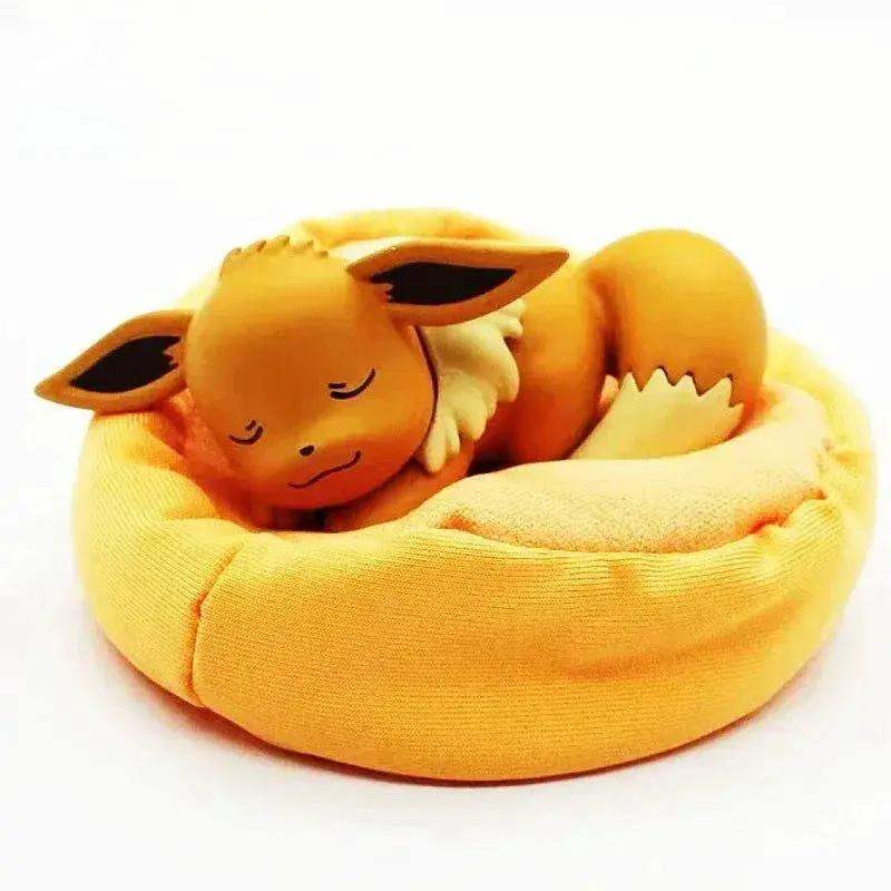 Sleeping Pokémon Figurines Set Featuring Pikachu, Bulbasaur, Charmander - ToylandEU
