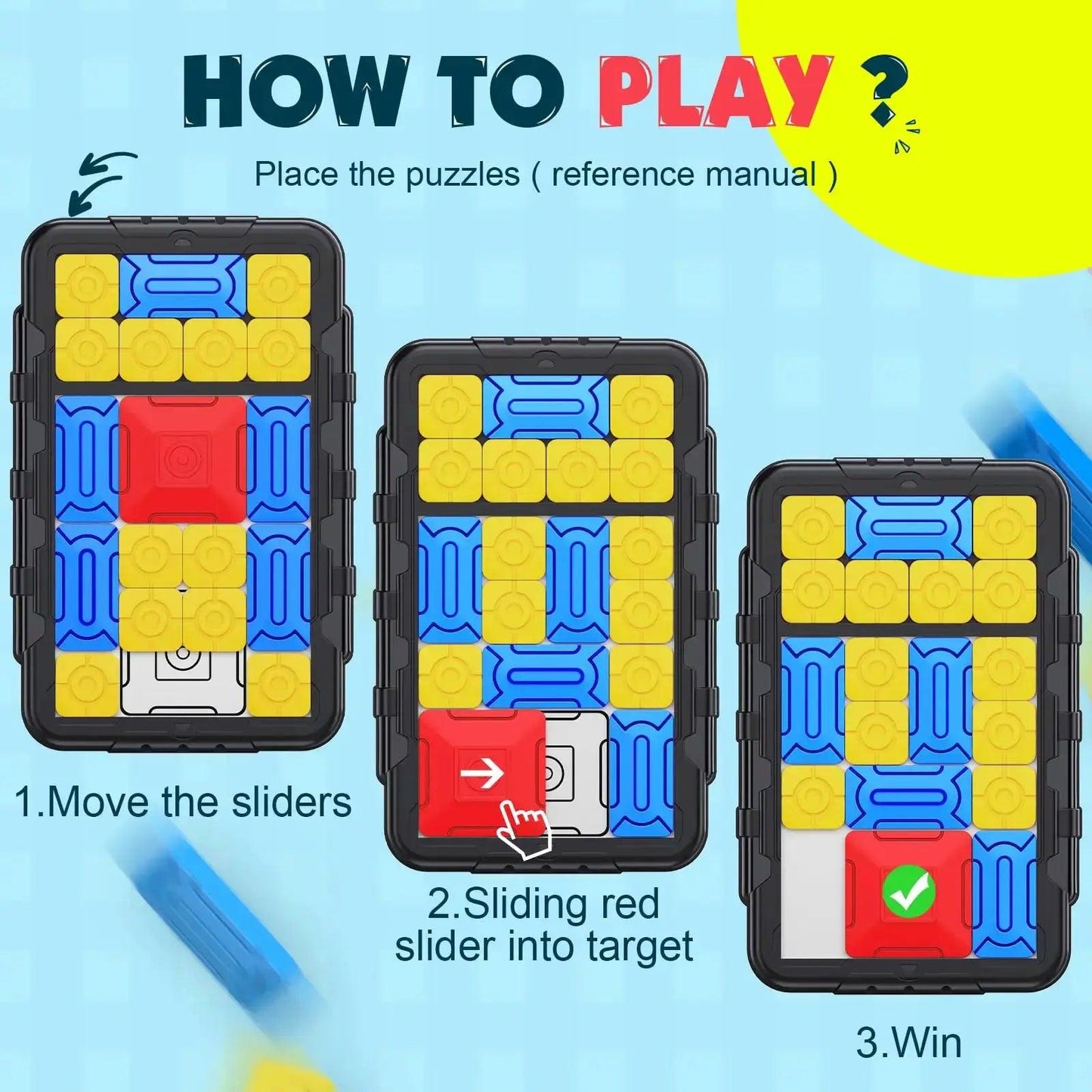  Slide Puzzle Brain Teaser 500 Levels For Logic Thinkers -  ToylandEU™