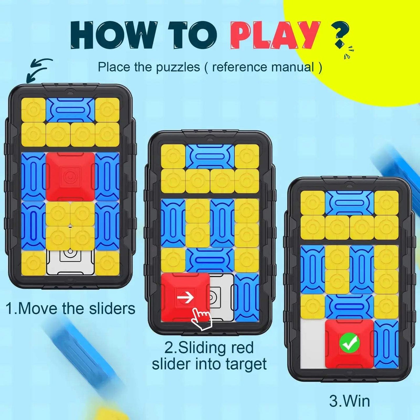  Slide Puzzle Brain Teaser 500 Levels For Logic Thinkers -  ToylandEU™
