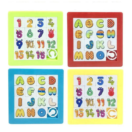  Slide Puzzle Educational Toy Brain Teaser IQ Boost -  ToylandEU™