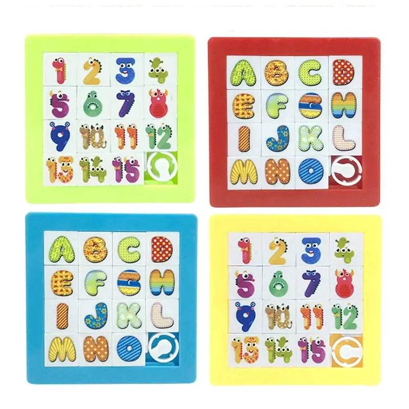  Slide Puzzle Educational Toy Brain Teaser IQ Boost -  ToylandEU™