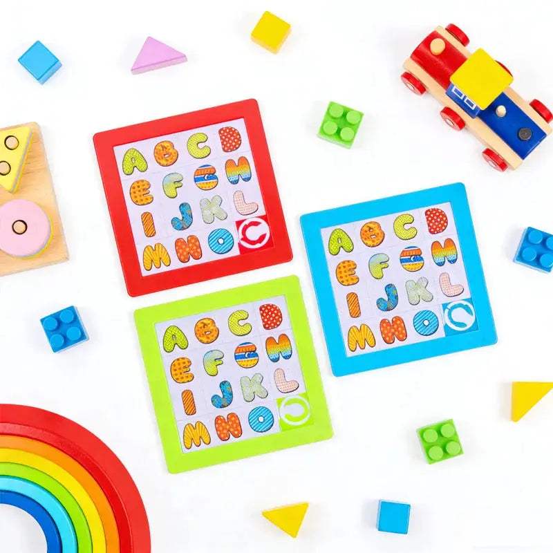  Slide Puzzle Educational Toy Brain Teaser IQ Boost -  ToylandEU™