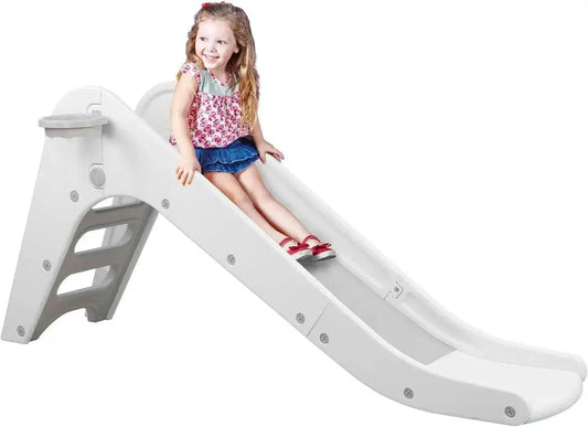  Children's Slide and Basketball Hoop Climber Playset for Kids -  ToylandEU™