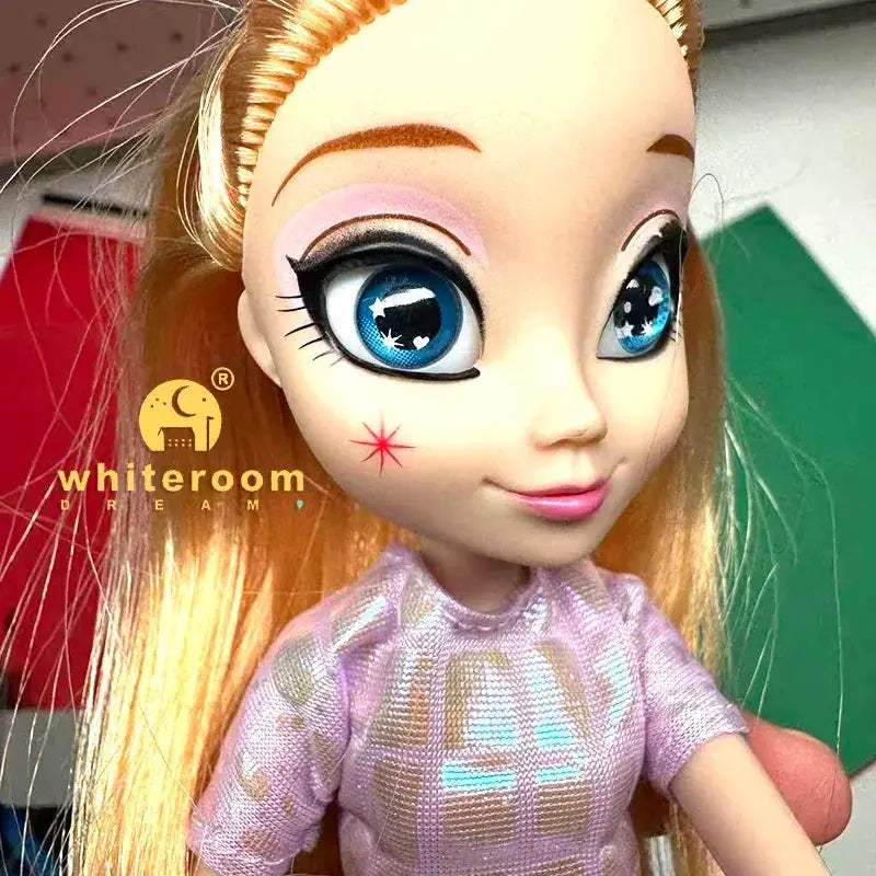 Slim Body BJD Doll In Premium PVC With Purple Hair - ToylandEU