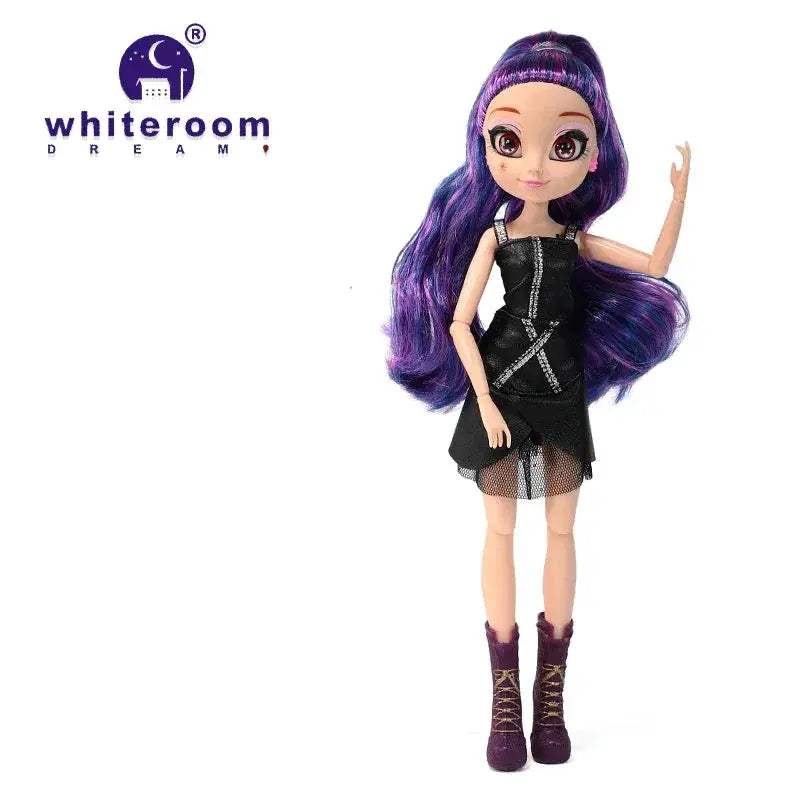 Slim Body BJD Doll In Premium PVC With Purple Hair - ToylandEU
