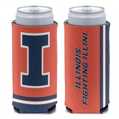 Illinois Fighting Illini Slim Can Cooler Full Color Imprint -  ToylandEU™