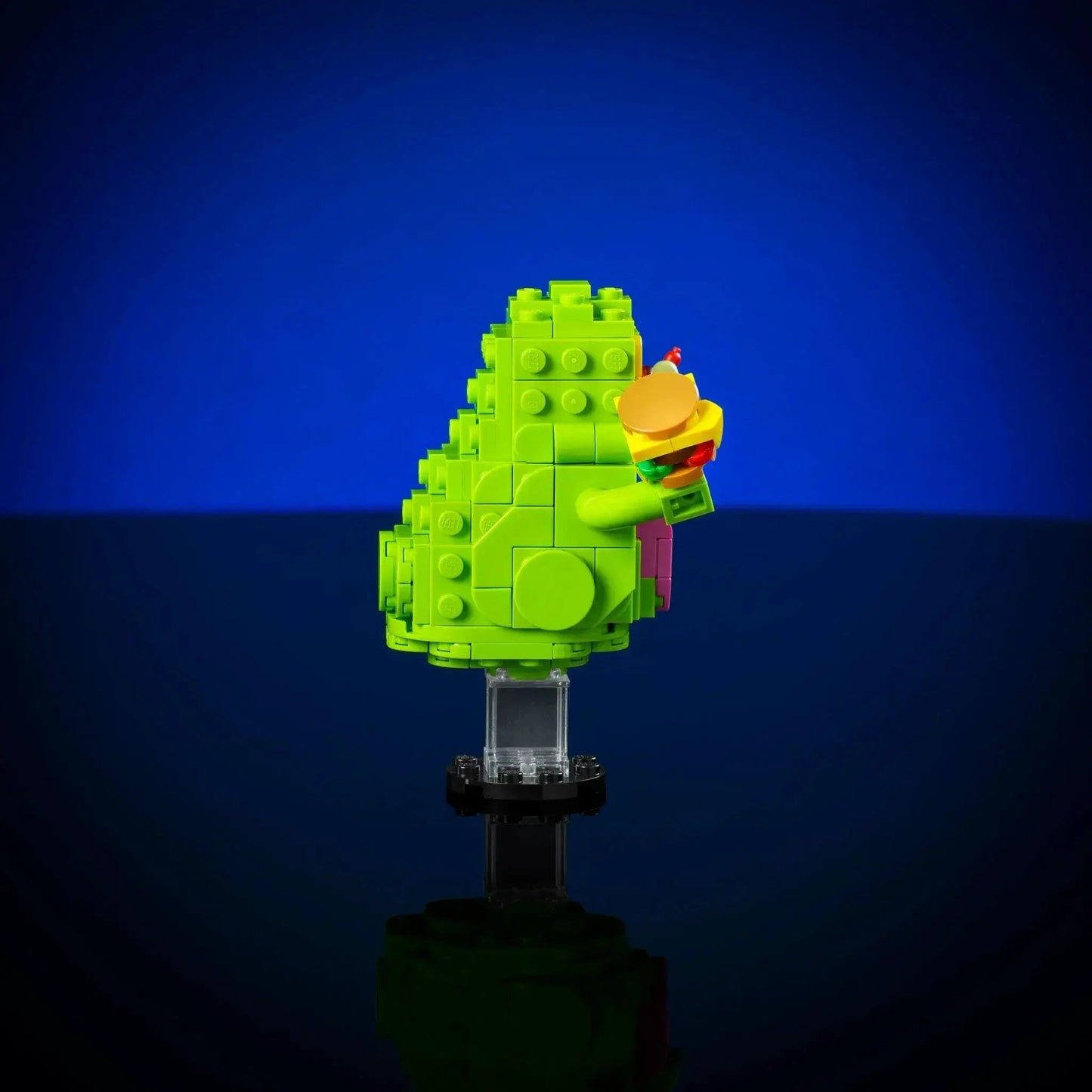 Floating Lime Ghost Figurine With Mischievous Grin - ToylandEU