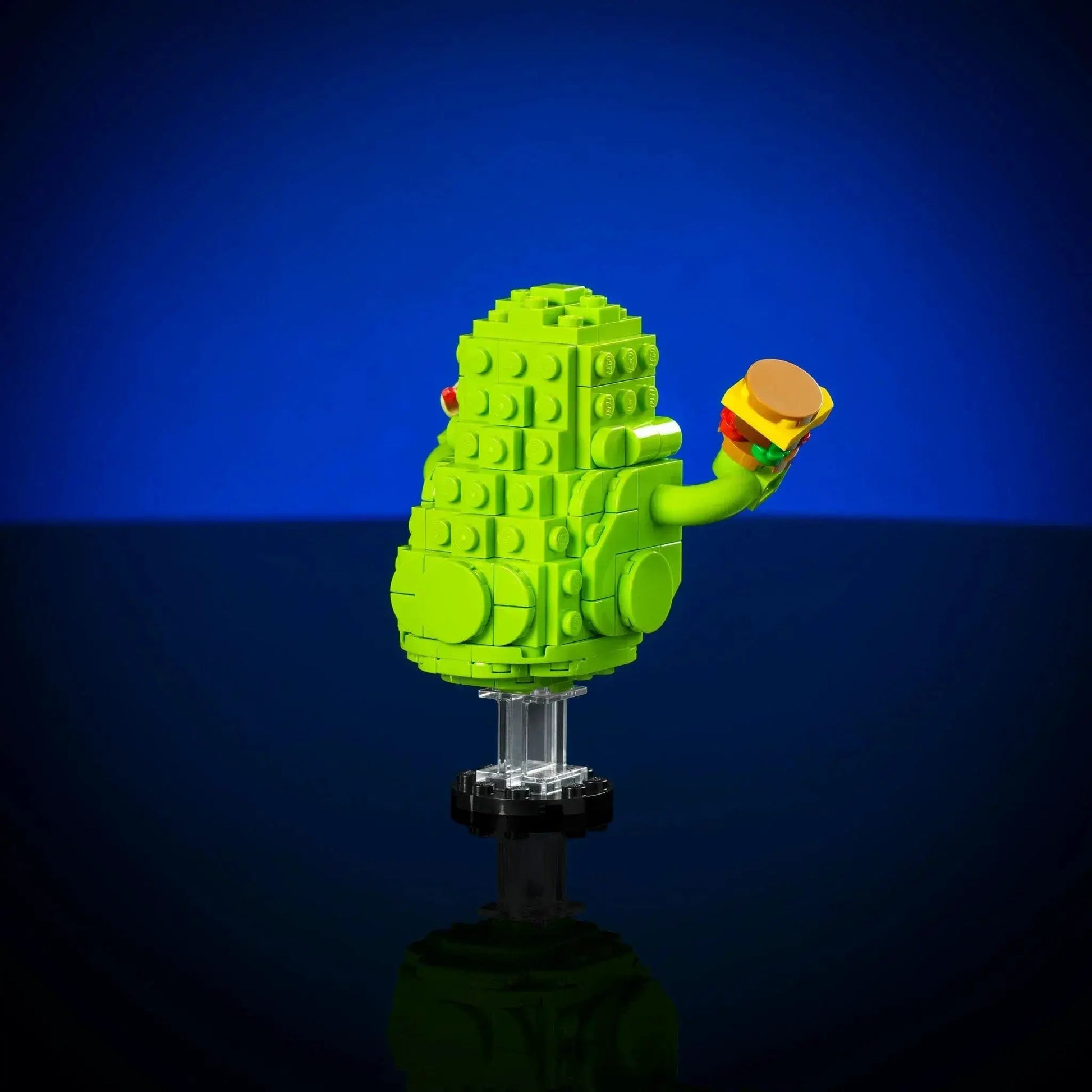 Floating Lime Ghost Figurine With Mischievous Grin - ToylandEU