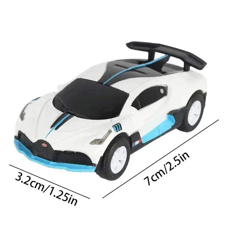 Slot Car Racing Track Set With Police Cars Scale Toy - ToylandEU