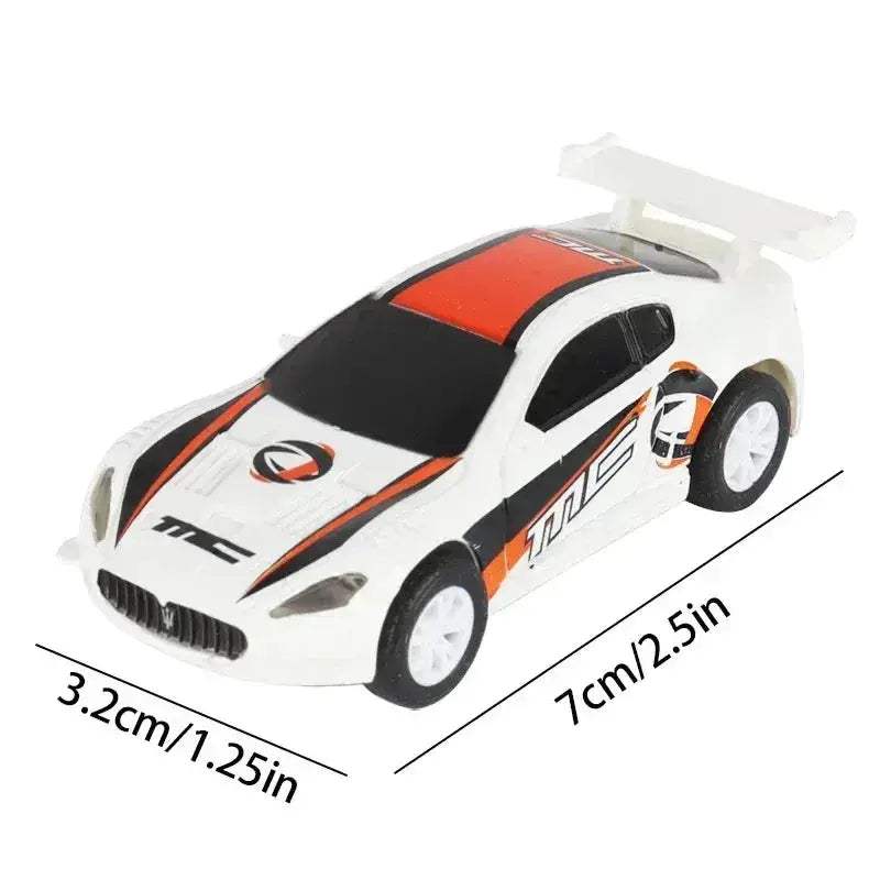 Slot Car Racing Track Set With Police Cars Scale Toy - ToylandEU