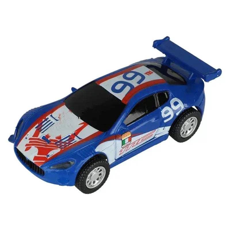 Slot Car Racing Track Set With Police Cars Scale Toy - ToylandEU