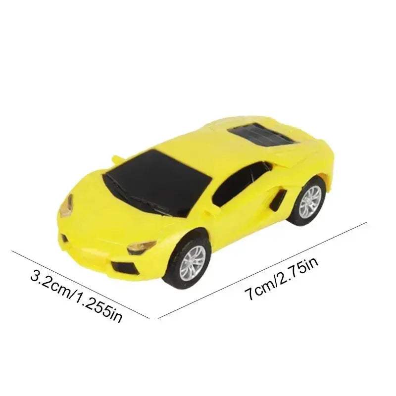 Slot Car Racing Track Set With Police Cars Scale Toy - ToylandEU