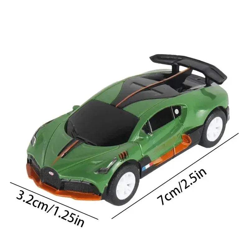 Slot Car Racing Track Set With Police Cars Scale Toy - ToylandEU