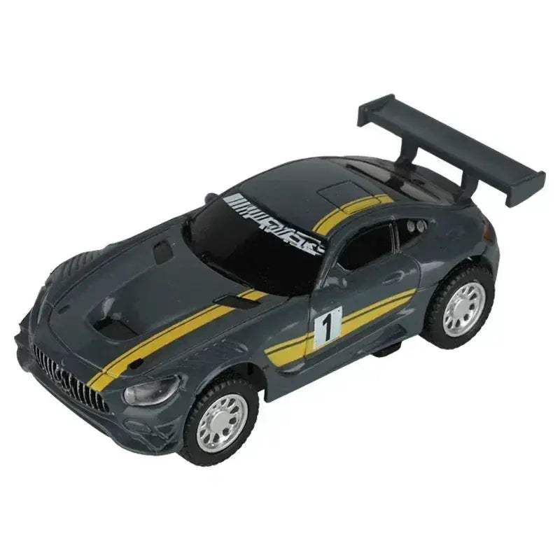 Slot Car Racing Track Set With Police Cars Scale Toy - ToylandEU