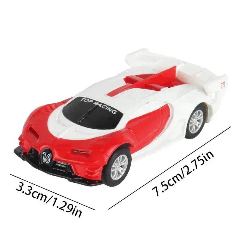 Slot Car Racing Track Set With Police Cars Scale Toy - ToylandEU