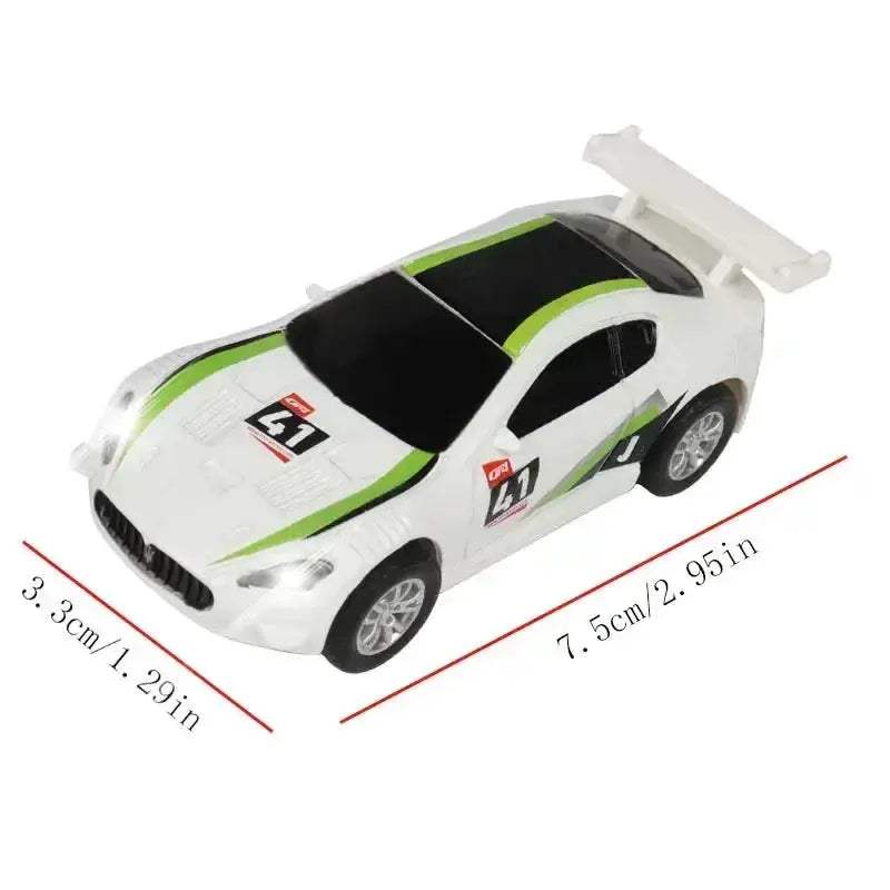Slot Car Racing Track Set With Police Cars Scale Toy - ToylandEU
