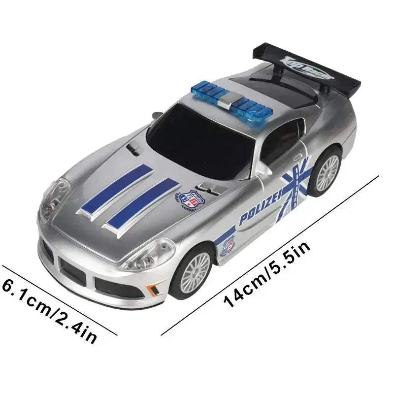 Slot Car Set 1/32 Scale With Police Cars And Tracks - ToylandEU