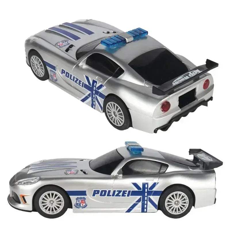 Slot Car Set 1/32 Scale With Police Cars And Tracks - ToylandEU